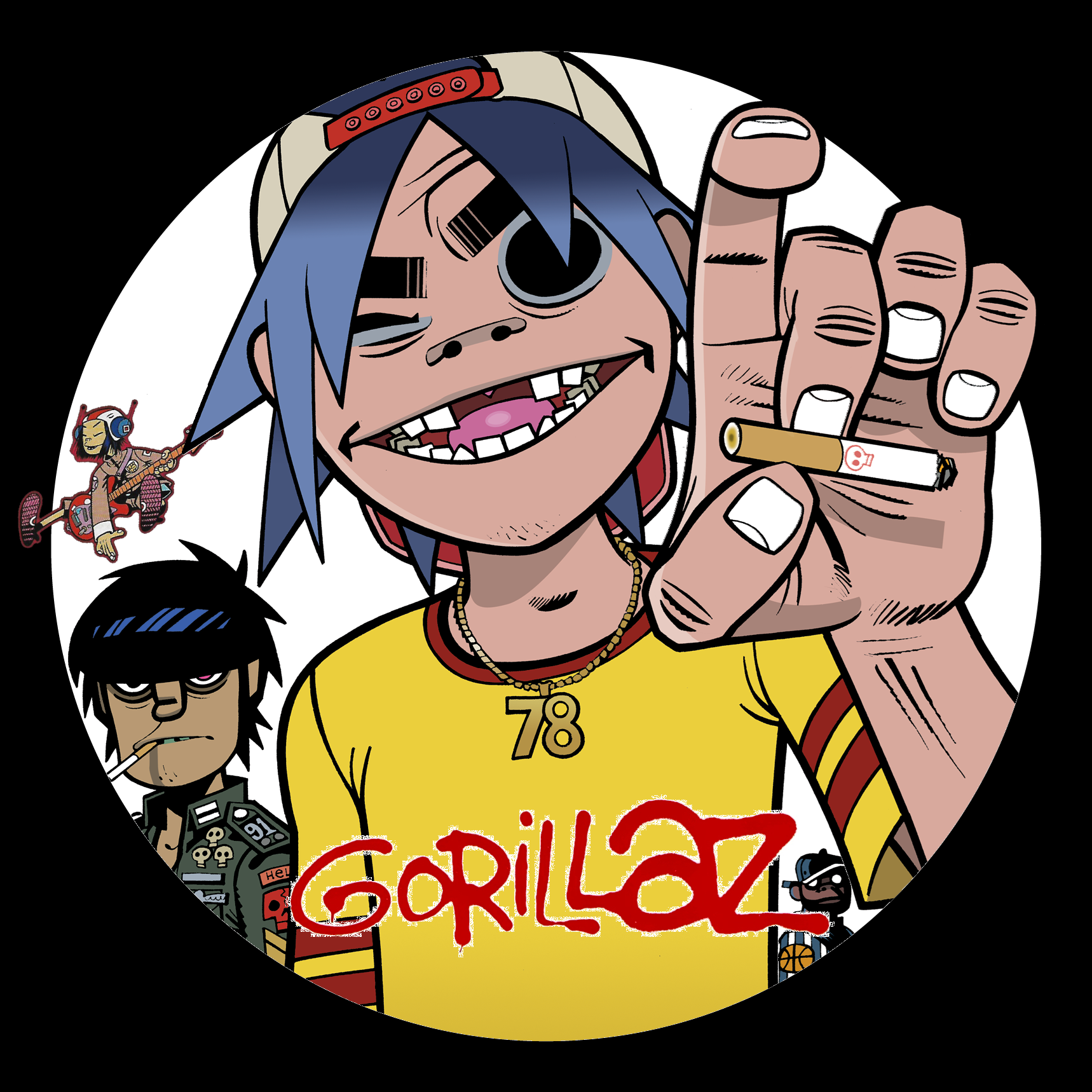 Humantz Map Gorillaz - Humanz - Rhythm Plus Music Game