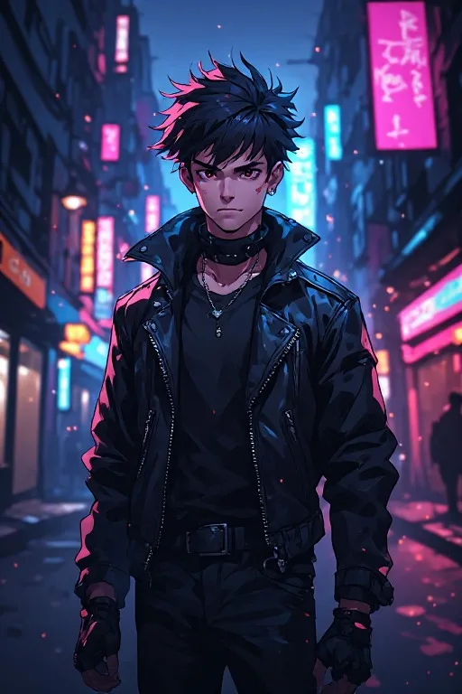 Personaje ilustrado generado por H.E.X.